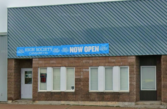 High Society Cannabis Co store front