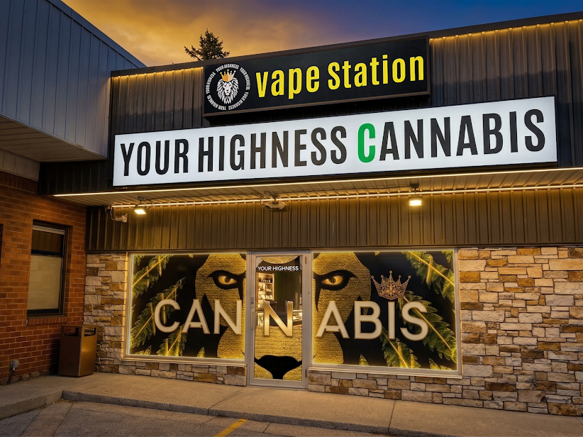 Your Highness Cannabis store front
