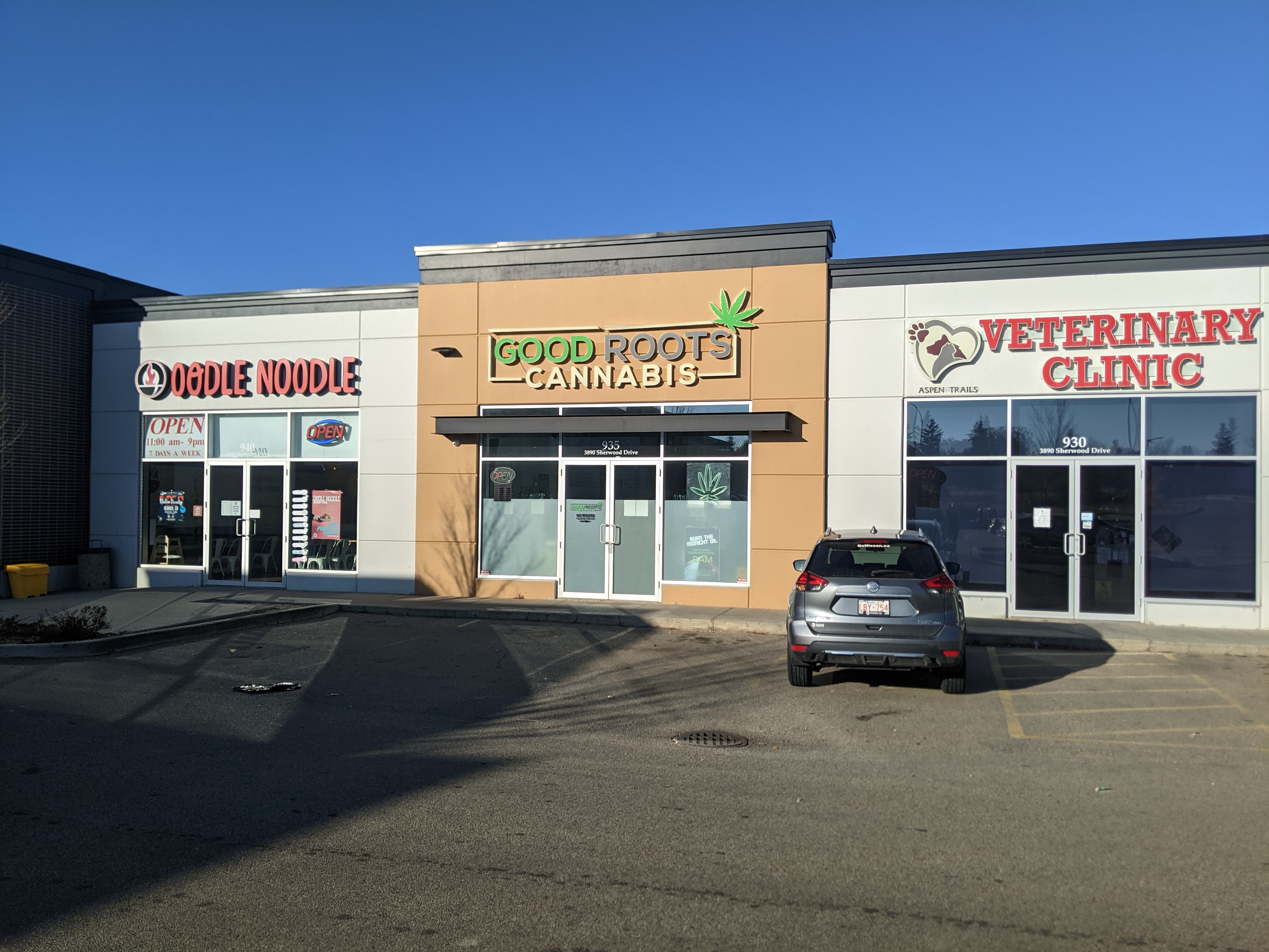 Good Roots Cannabis store front