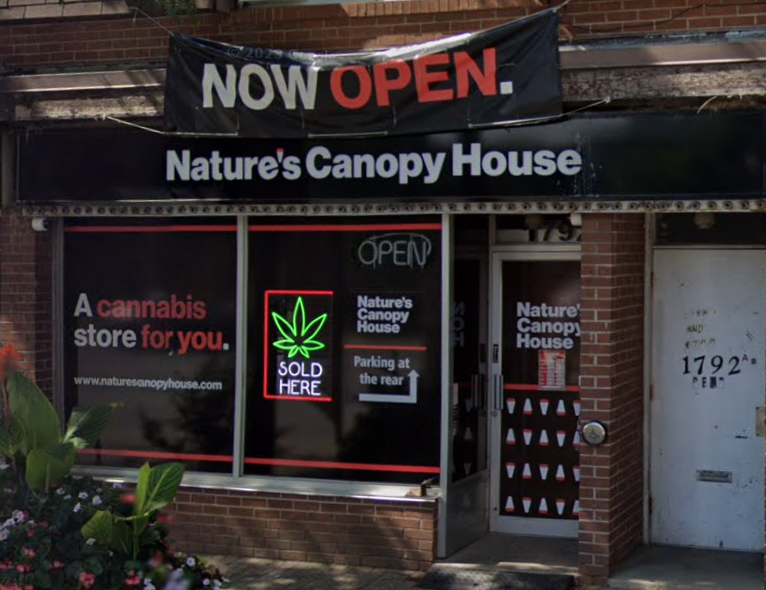Nature's Canopy House - York store front