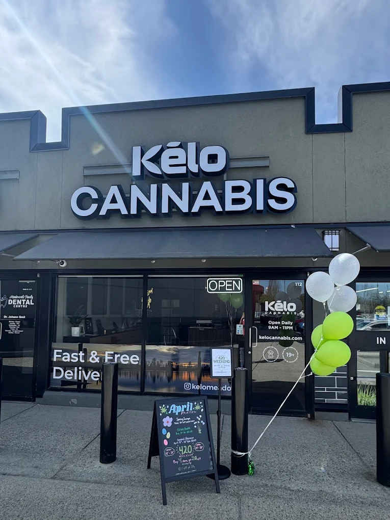 Kelo Cannabis Pitt Meadows store front