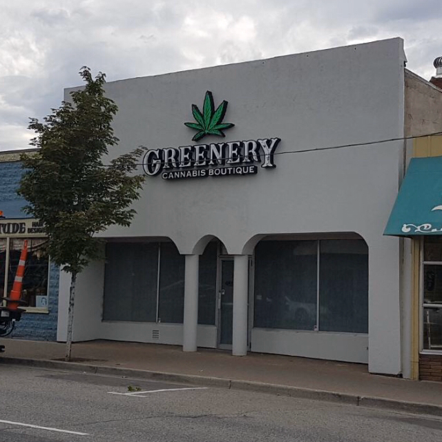 Greenery Cannabis Boutique store front