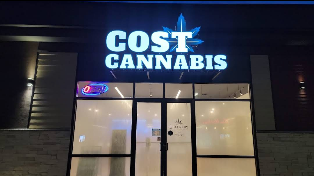 Cost Cannabis store front