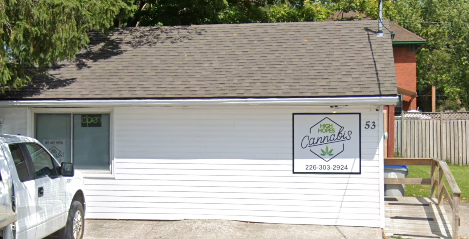 High Hopes Cannabis store front