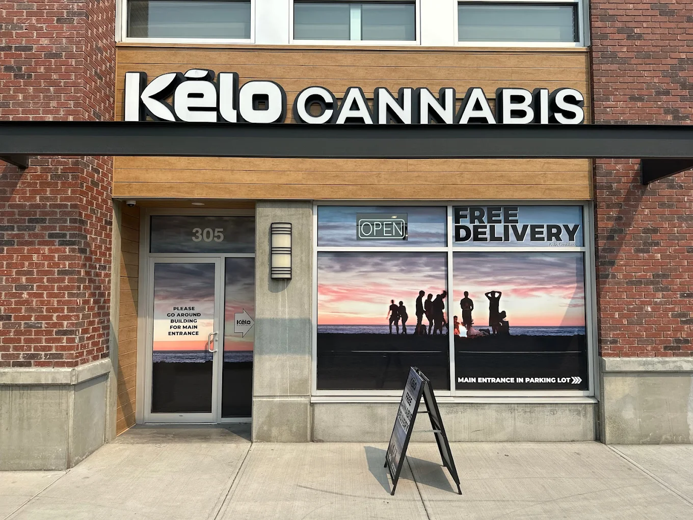 Kelo Cannabis store front
