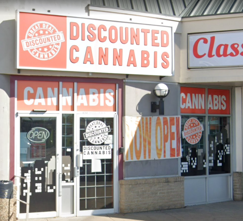 Discounted Cannabis - Edmonton store front