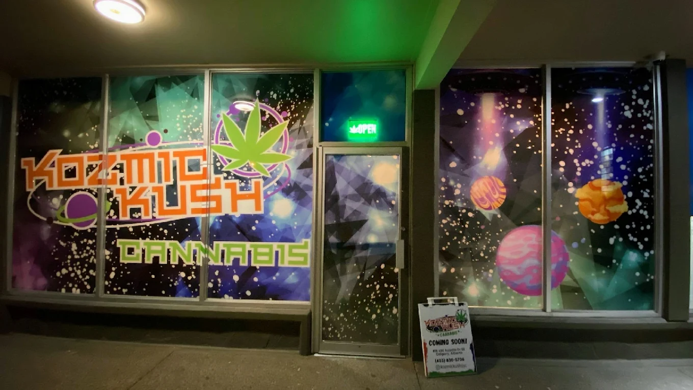 Kozmic Kush - Calgary store front