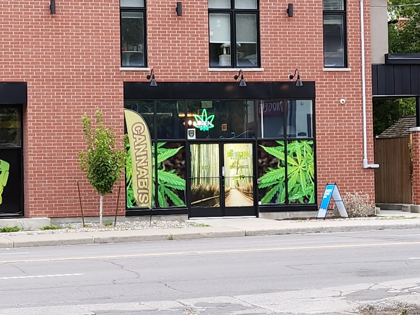 The Big Bamboo Cannabis Co store front