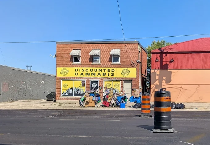 Discounted Cannabis store front