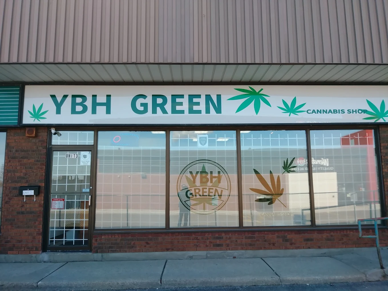YBH Green store front