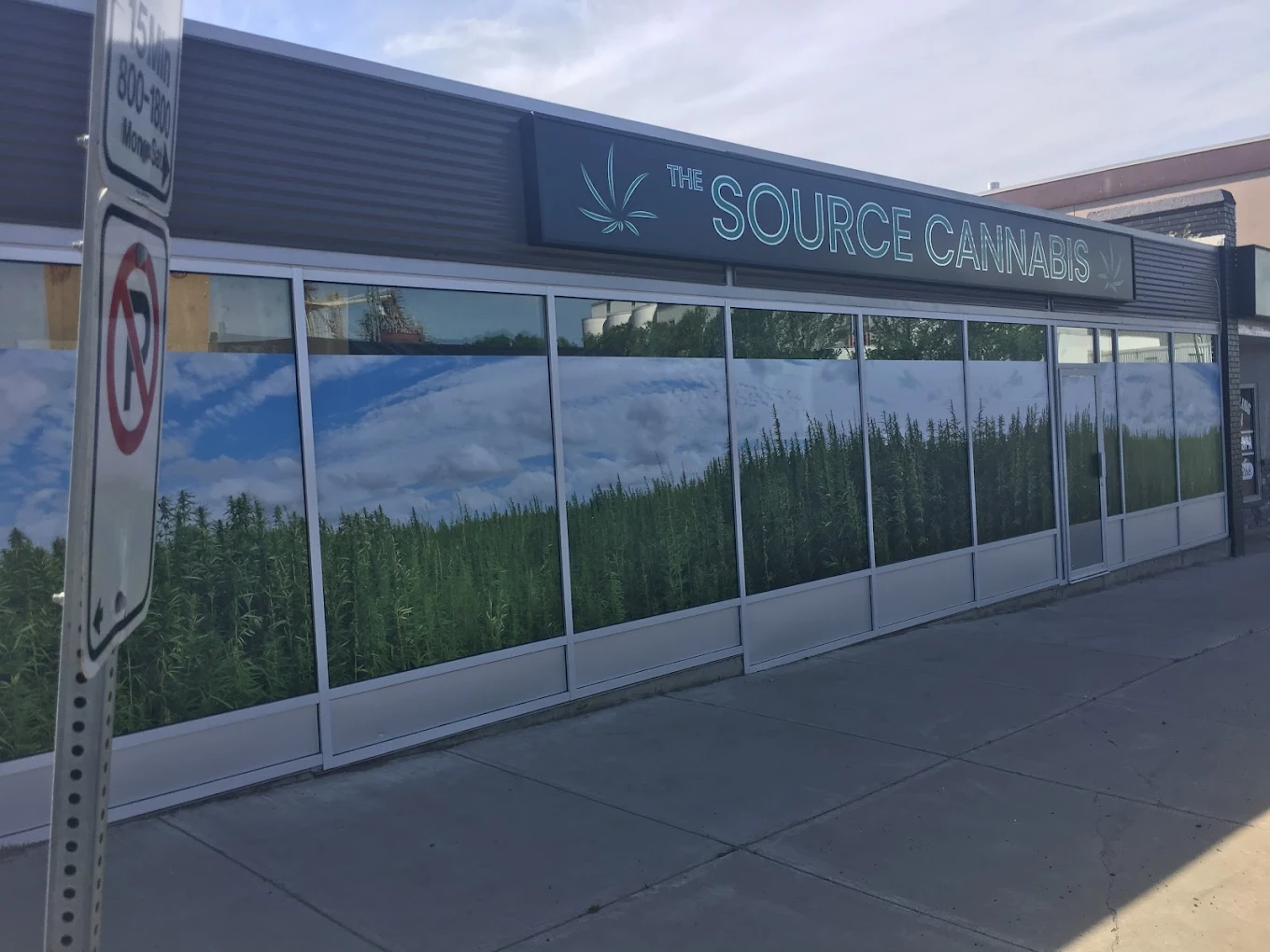 The Source Cannabis store front