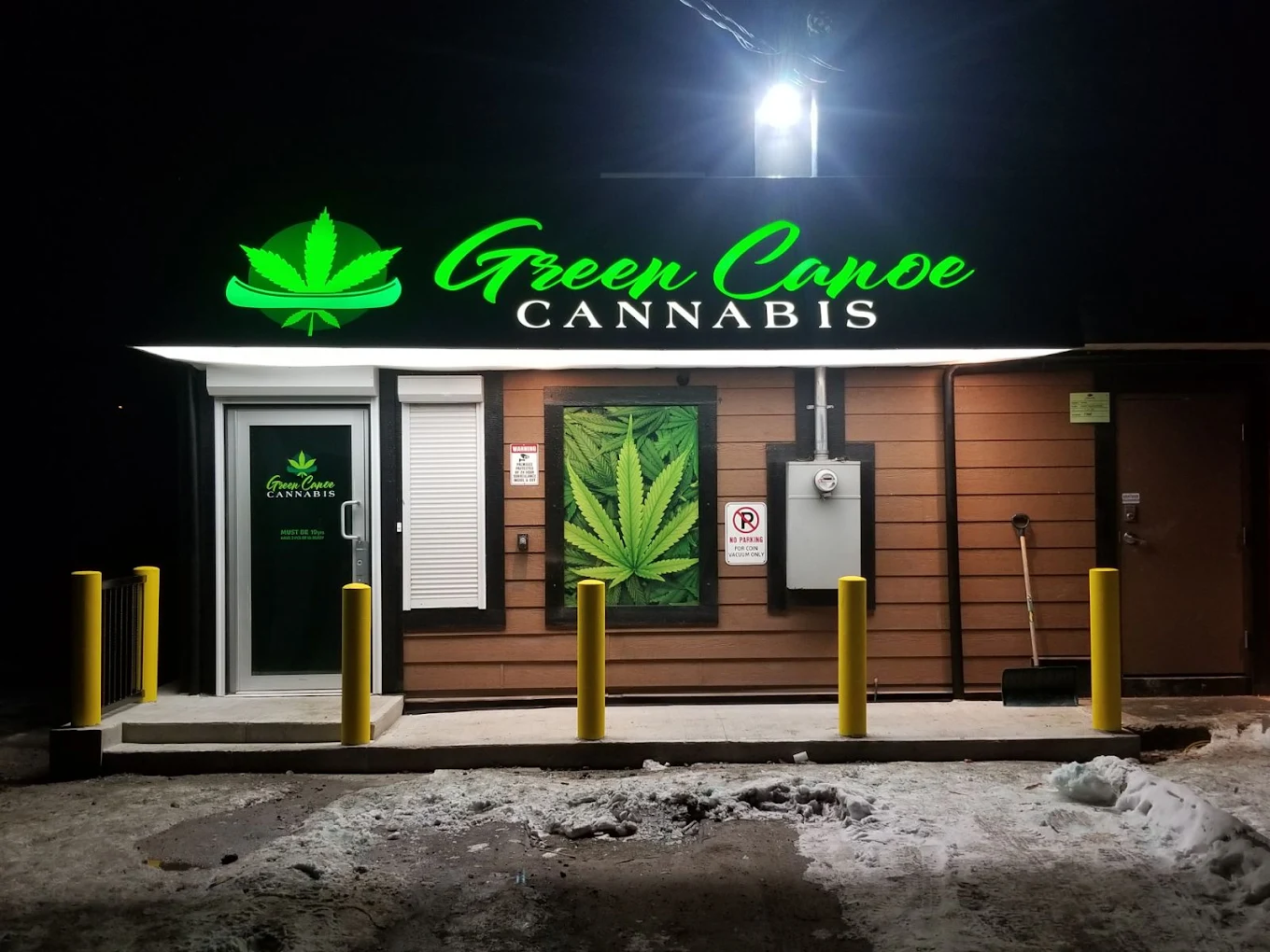 Green Canoe Cannabis store front