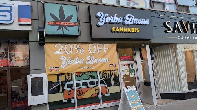 Yerba Buena Cannabis - 1669 Bayview Ave. store front