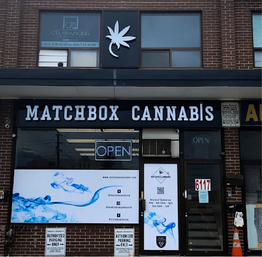 matchbox cannabis store front