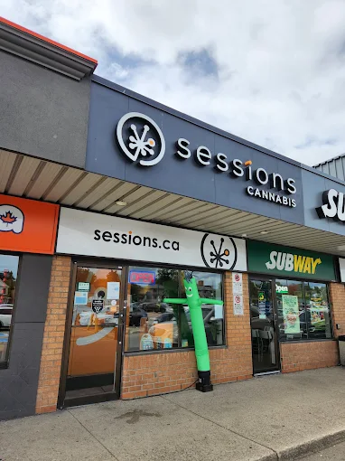 SESSIONS CANNABIS store front
