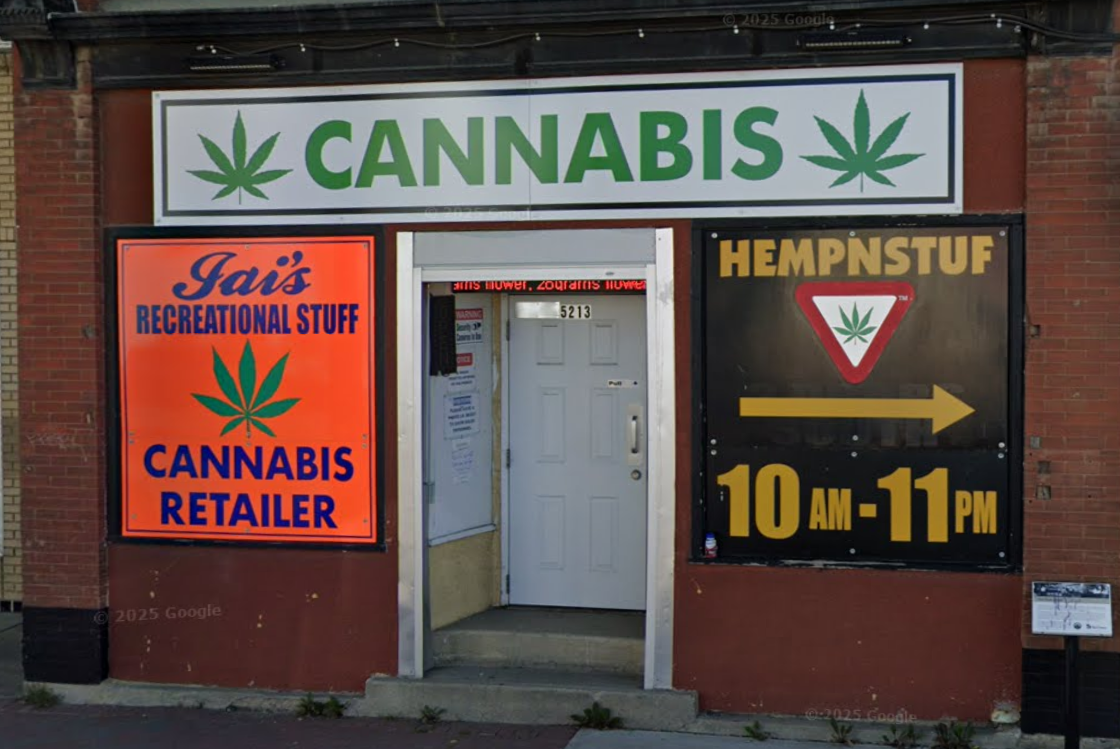 Jai's Recreational Stuff Cannabis Retailer store front