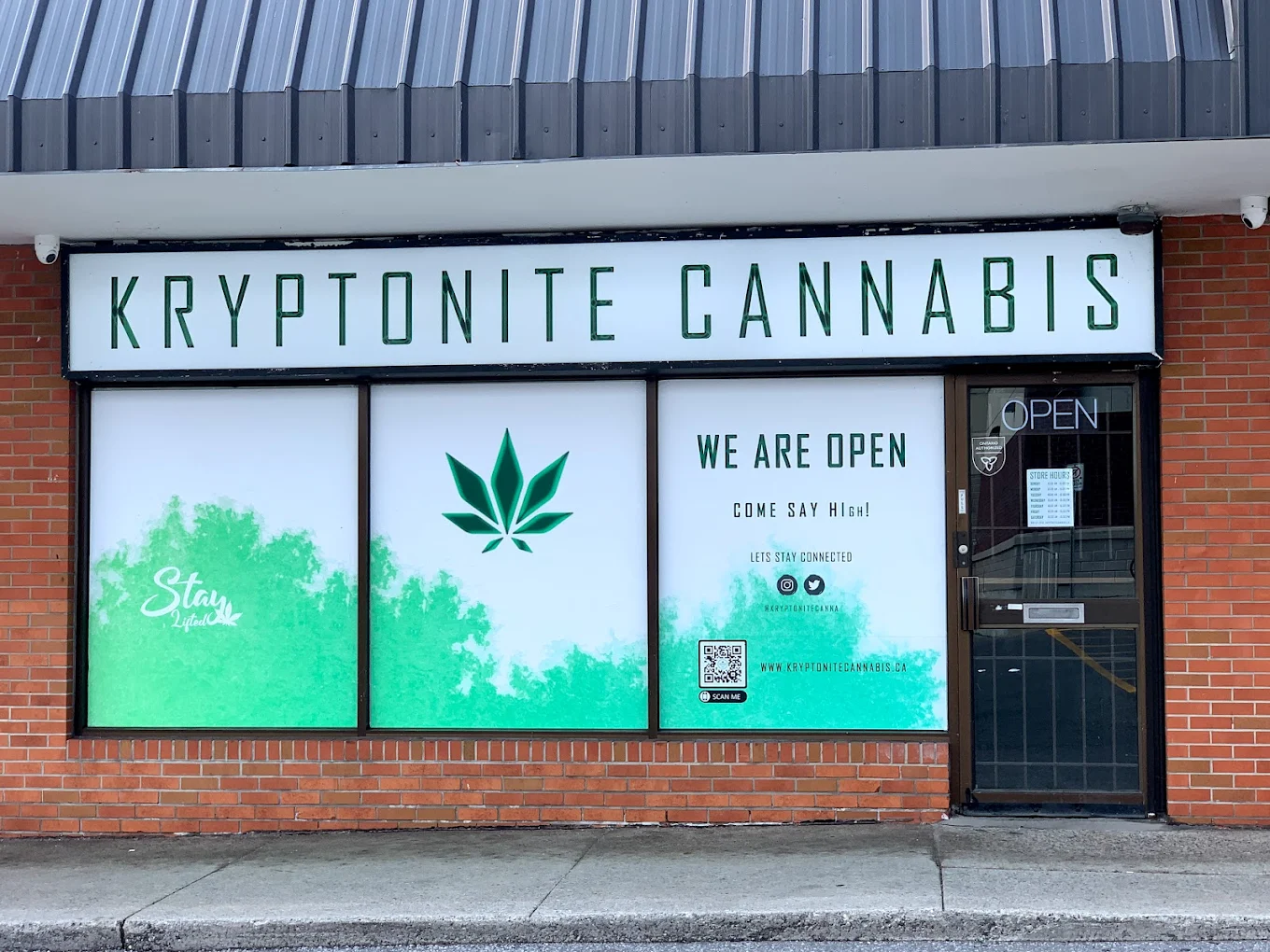 Kryptonite Cannabis store front