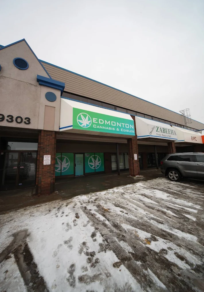 Edmonton Cannabis and Edibles store front