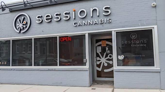 SESSIONS CANNABIS store front