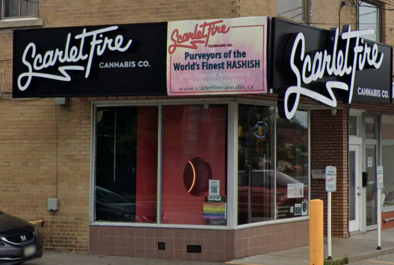 Scarlet Fire Cannabis store front