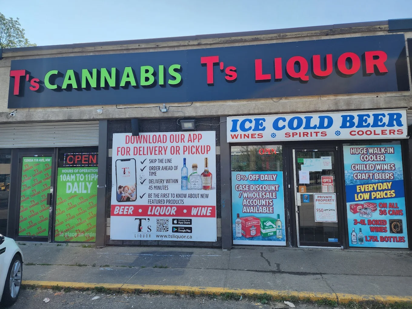 T's Cannabis store front