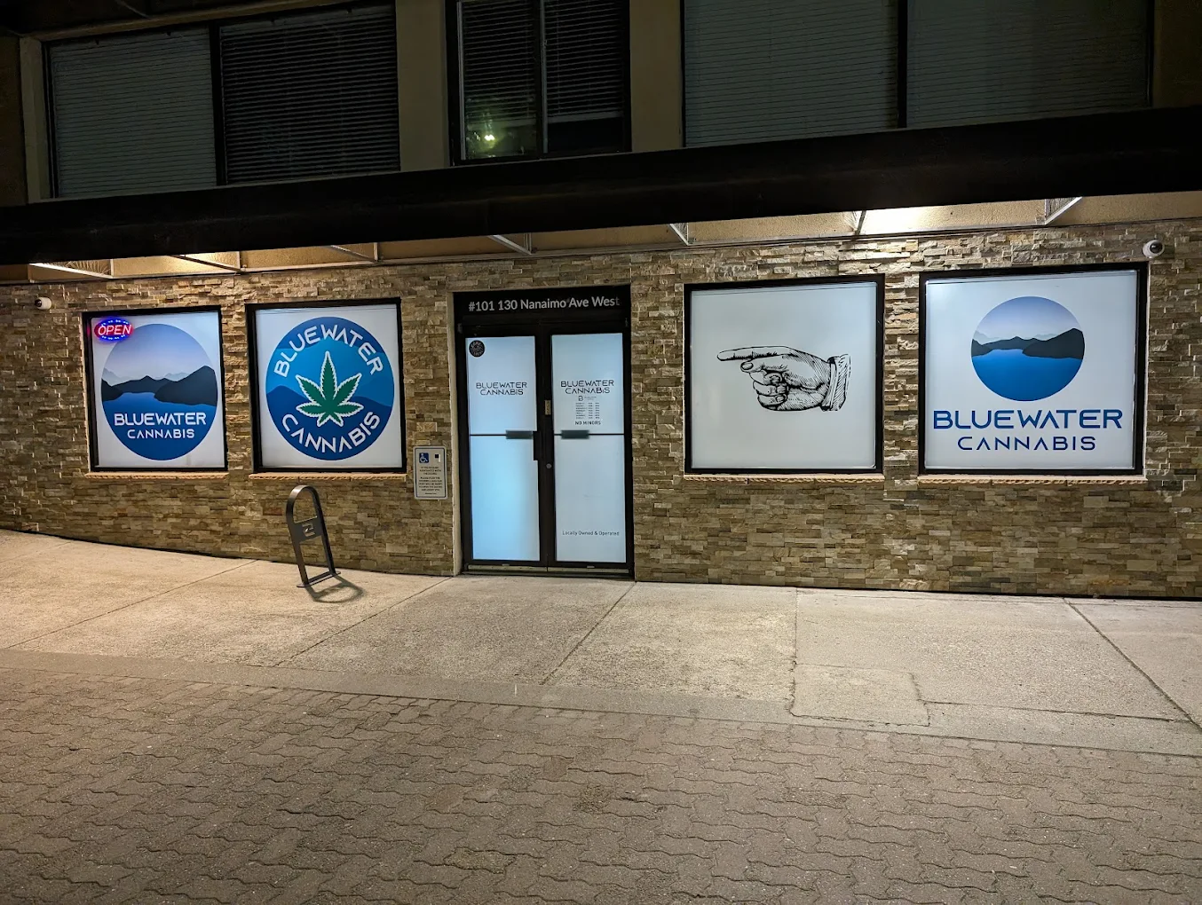 Bluewater Cannabis store front