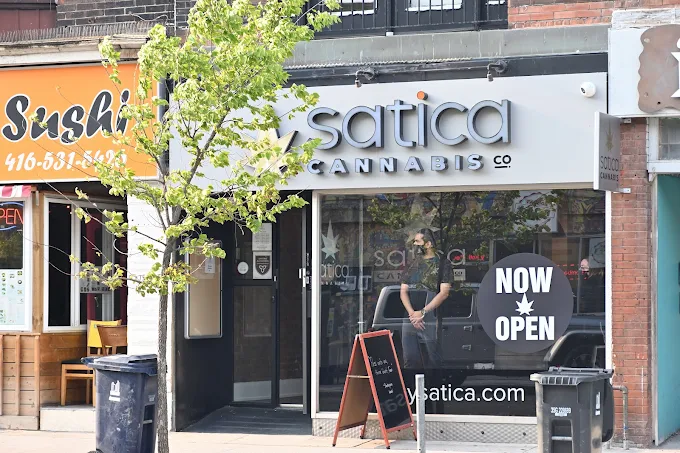 Satica Cannabis store front