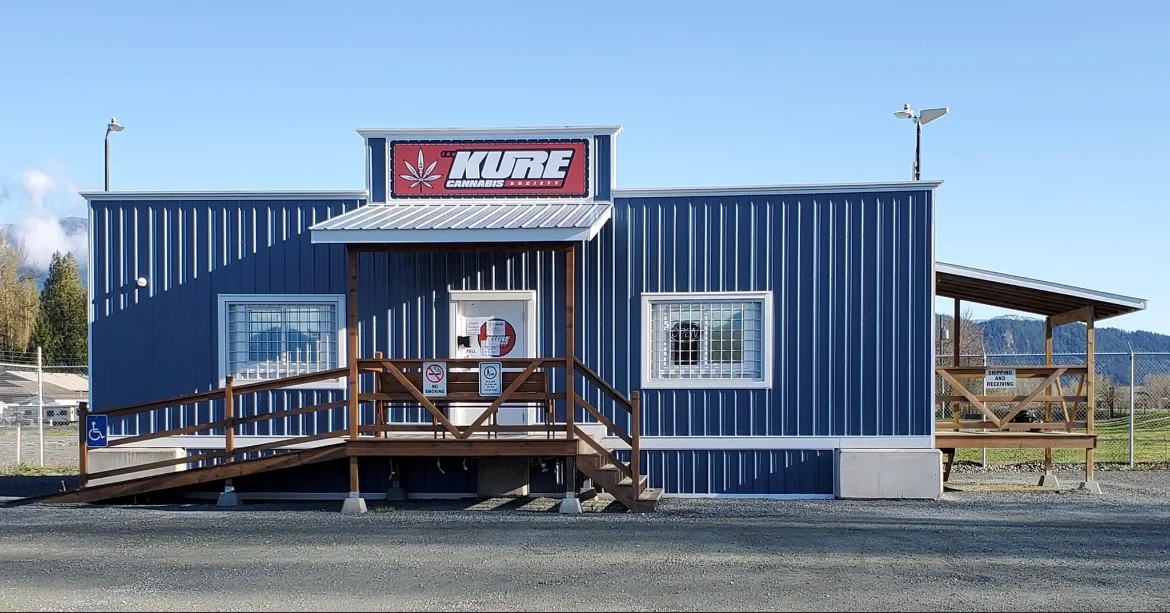 The Kure Cannabis Society store front