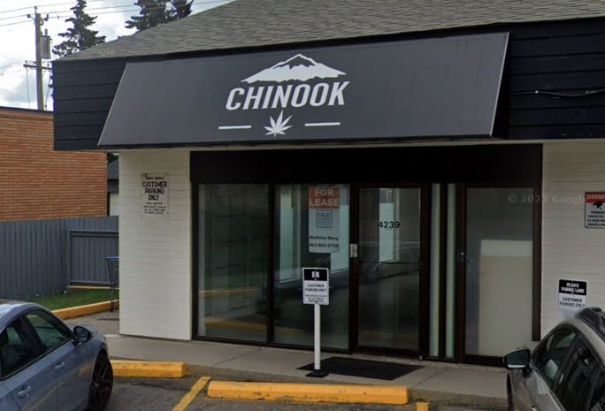 Chinook Cannabis - Bow Trail store front