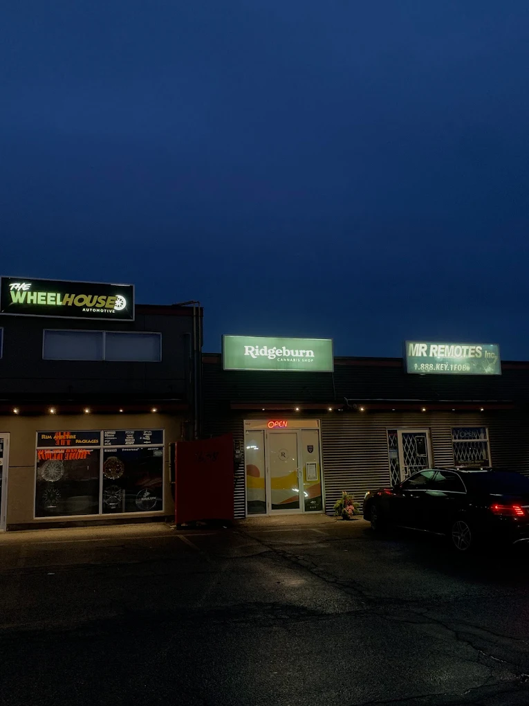 Ridgeburn Cannabis store front