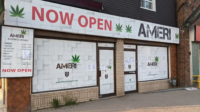 Ameri Cannabis – Eglinton West, Toronto store front