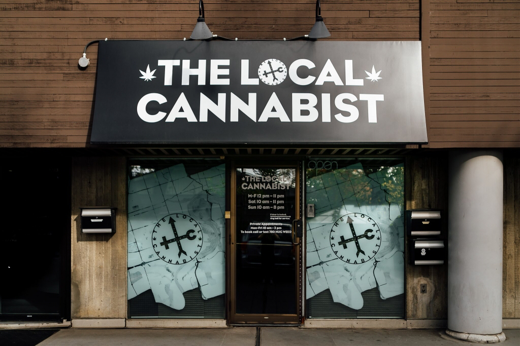 The Local Cannabist store front