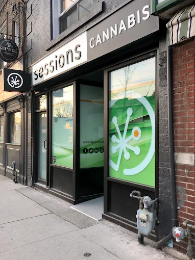 Sessions Cannabis - Toronto store front