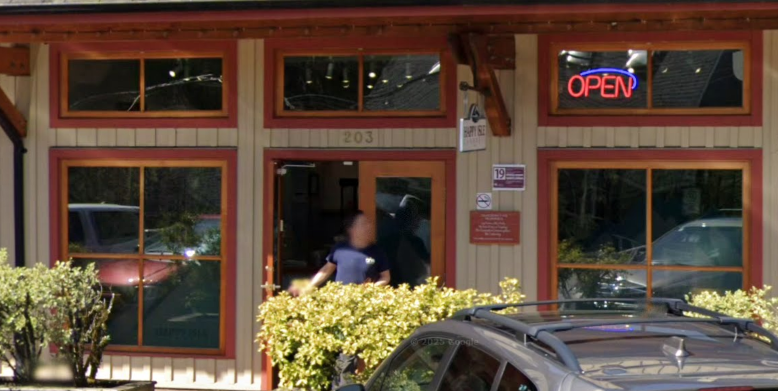 Happy Isle Cannabis Company store front