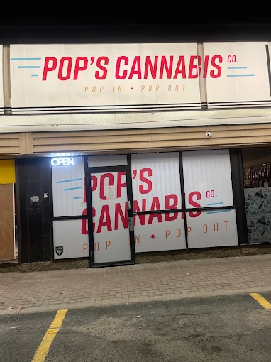 Pops Cannabis Co store front