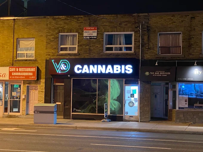 V&D Cannabis store front
