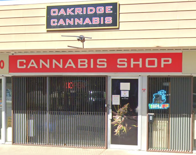 Oakridge Cannabis store front