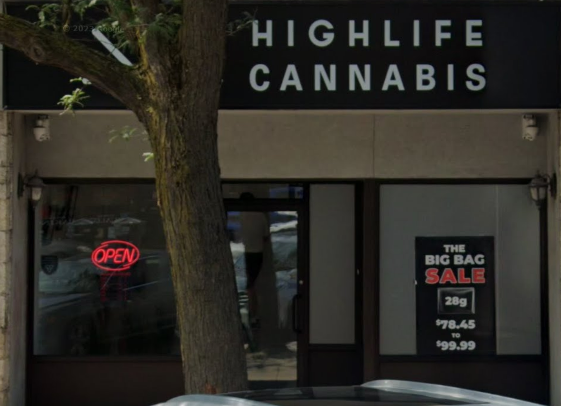 HIGHLIFE CANNABIS GUELPH store front