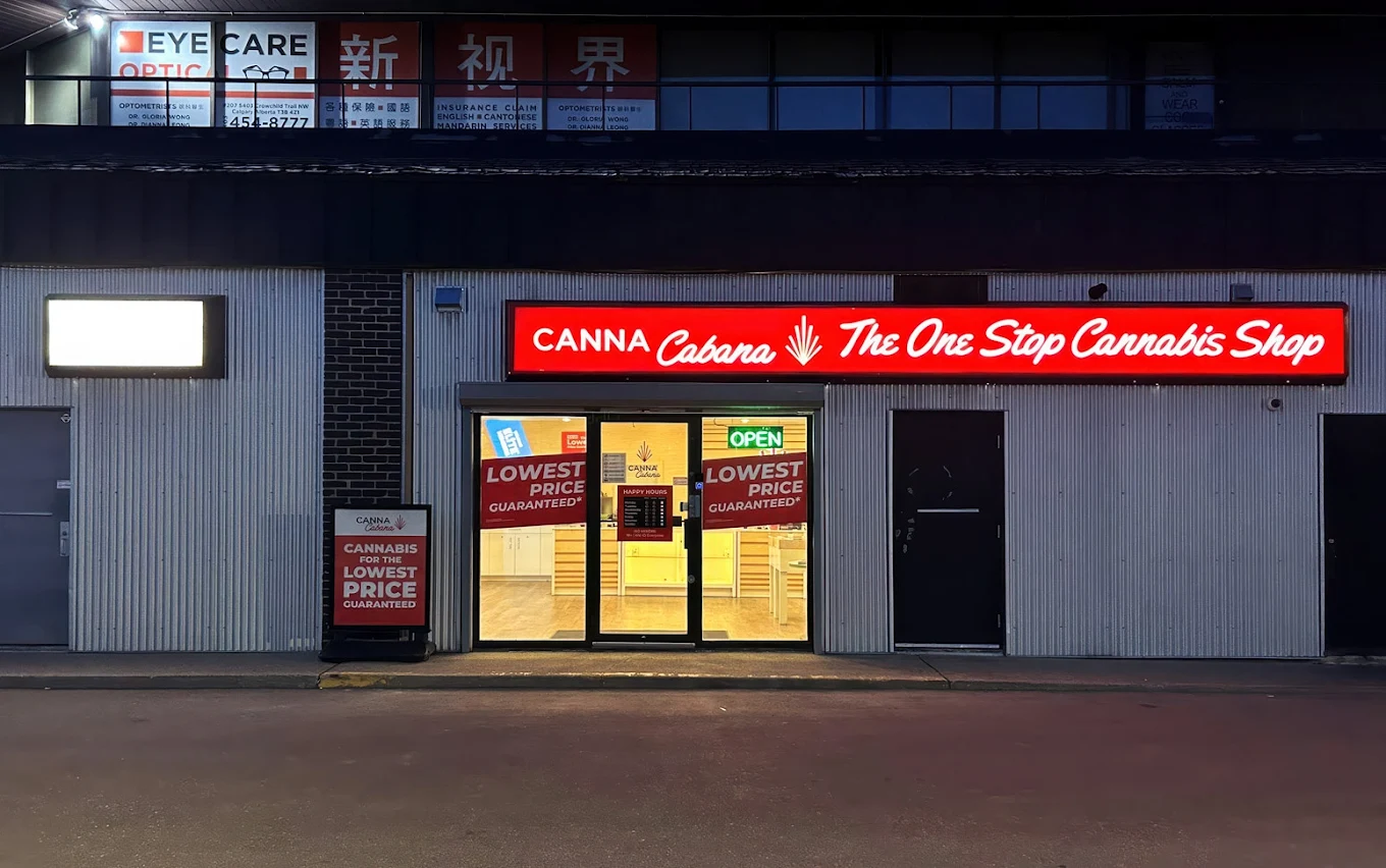 Canna Cabana | Varsity | Cannabis Store Calgary store front