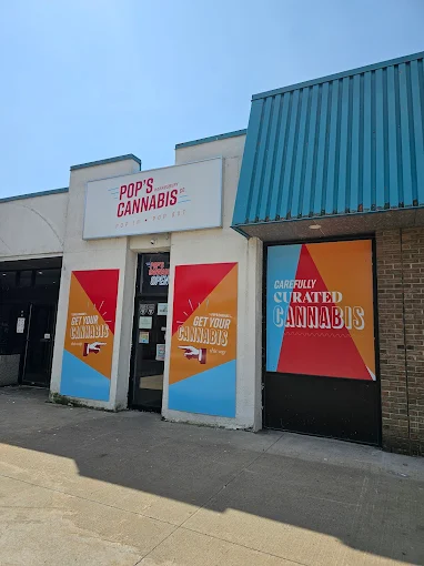 Pop's Cannabis Co store front