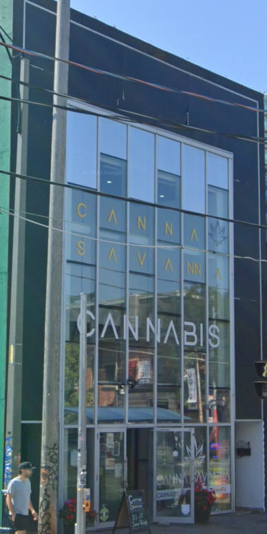 Canna Savanna store front