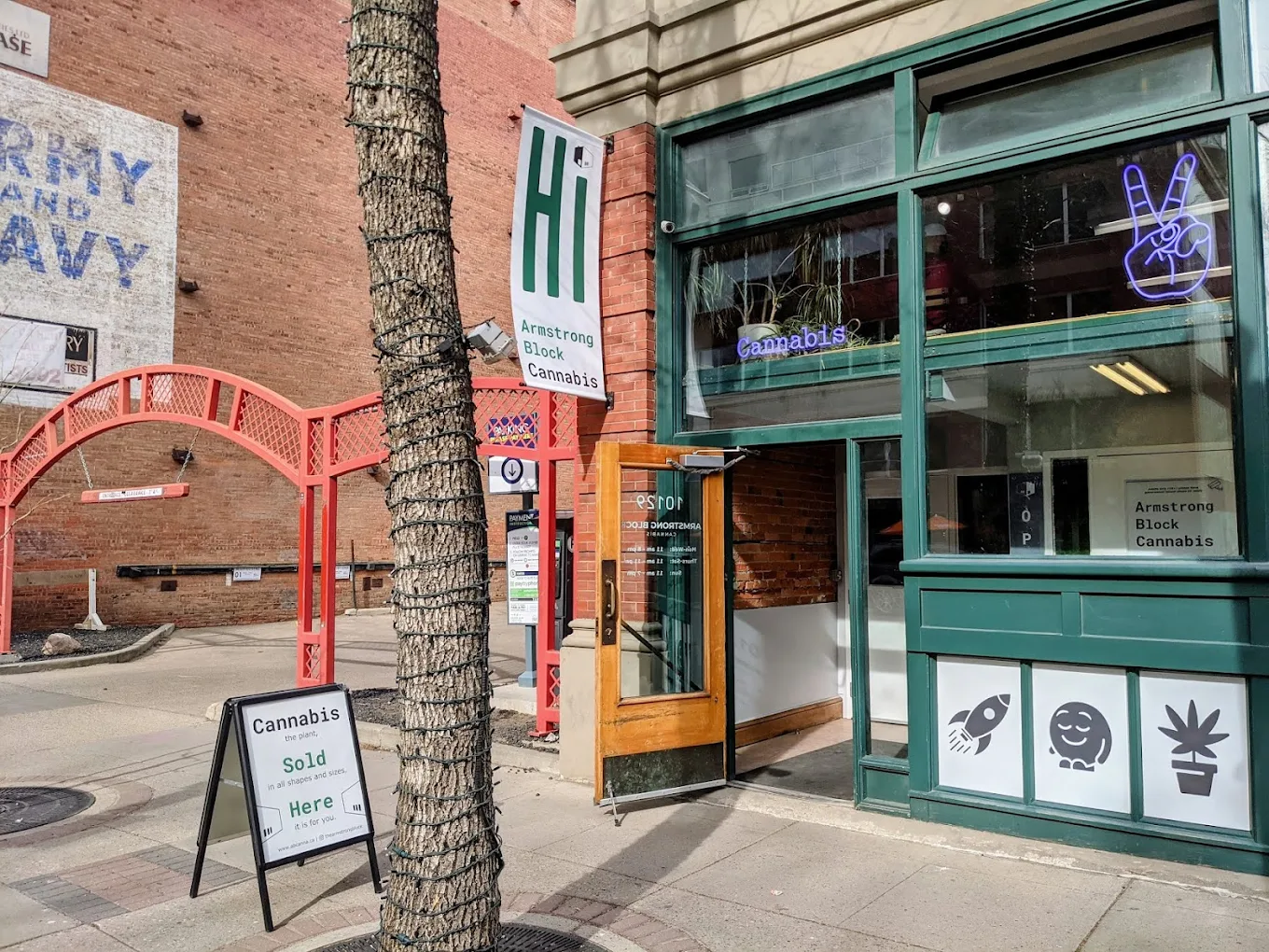 Armstrong Block Cannabis store front