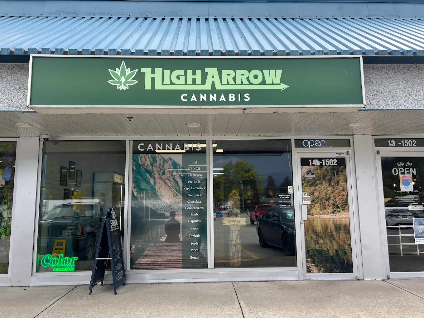 High Arrow Cannabis store front