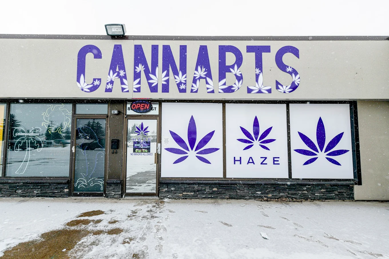 Haze Cannabis - Grande Prairie (North) store front