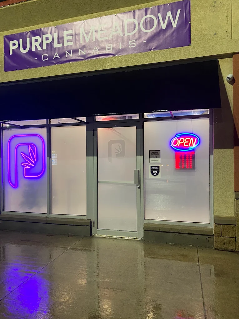 Purple Meadow Cannabis store front