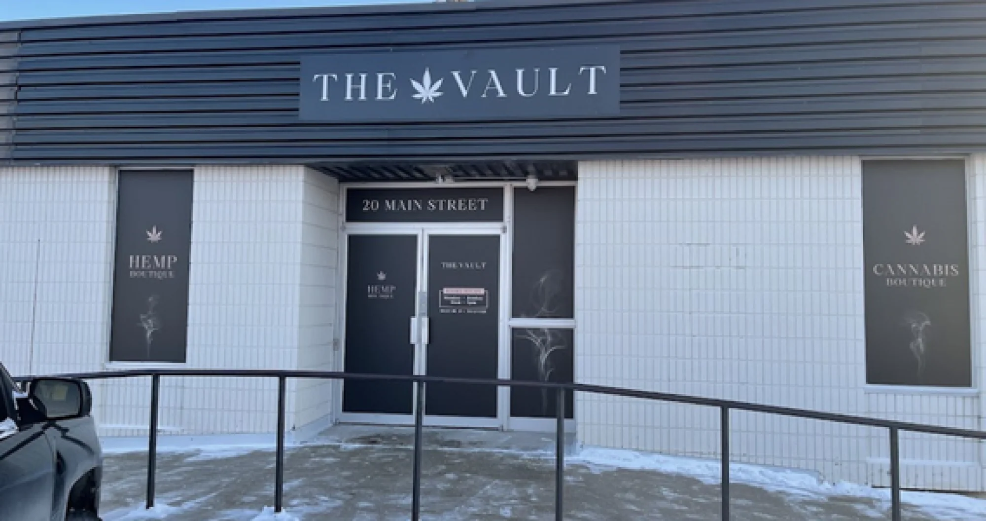 The Vault Cannabis - Winnipeg store front