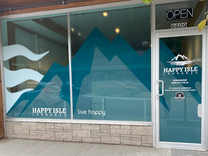 Happy Isle Cannabis store front