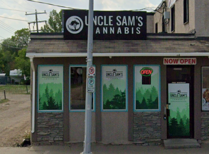 Uncle Sam's Cannabis store front