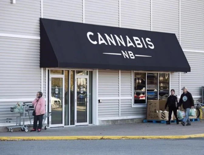 Cannabis NB store front