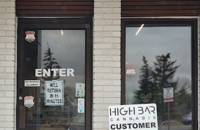 High Bar Cannabis store front
